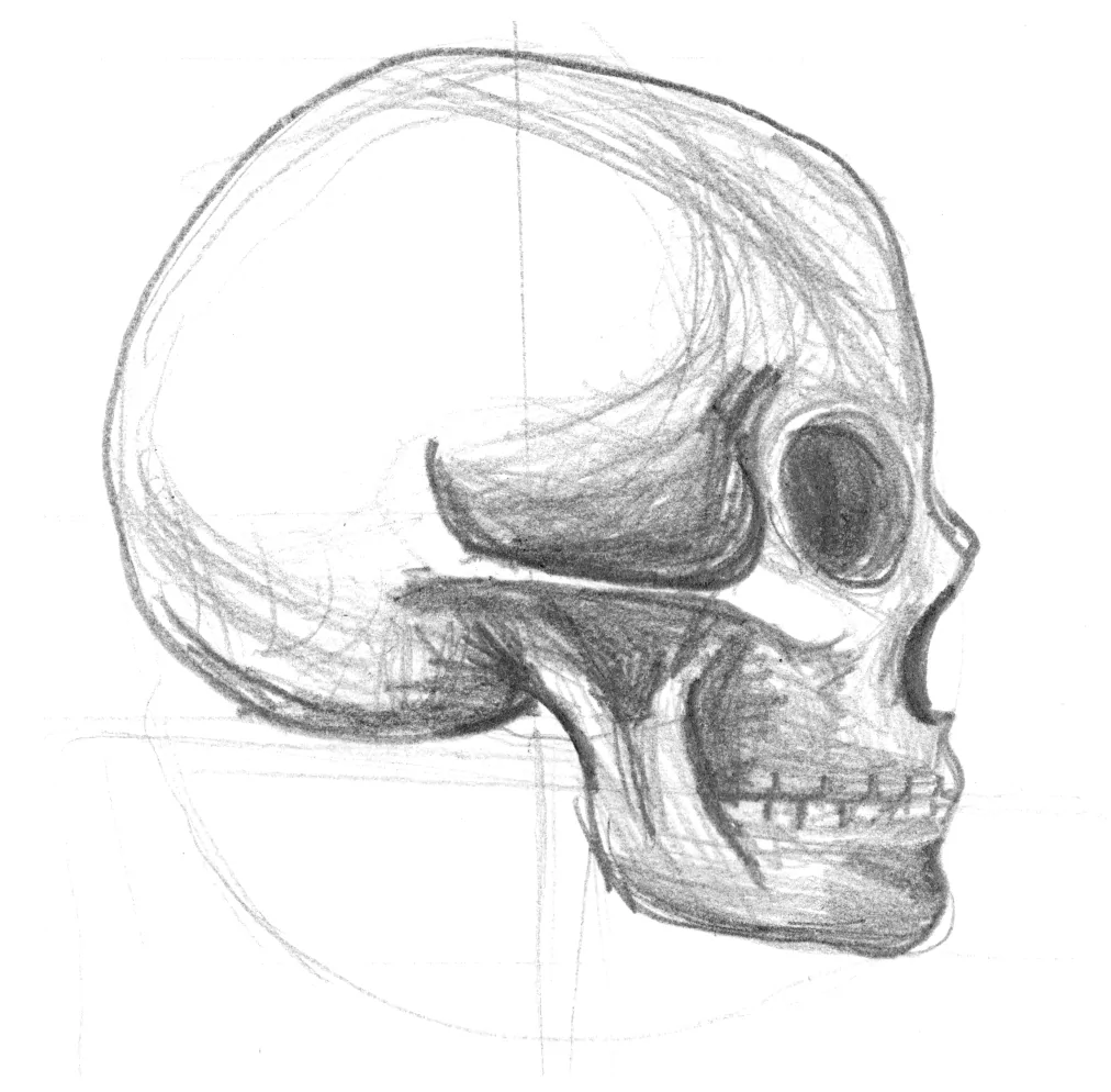 Skeletor — Crayon à papier